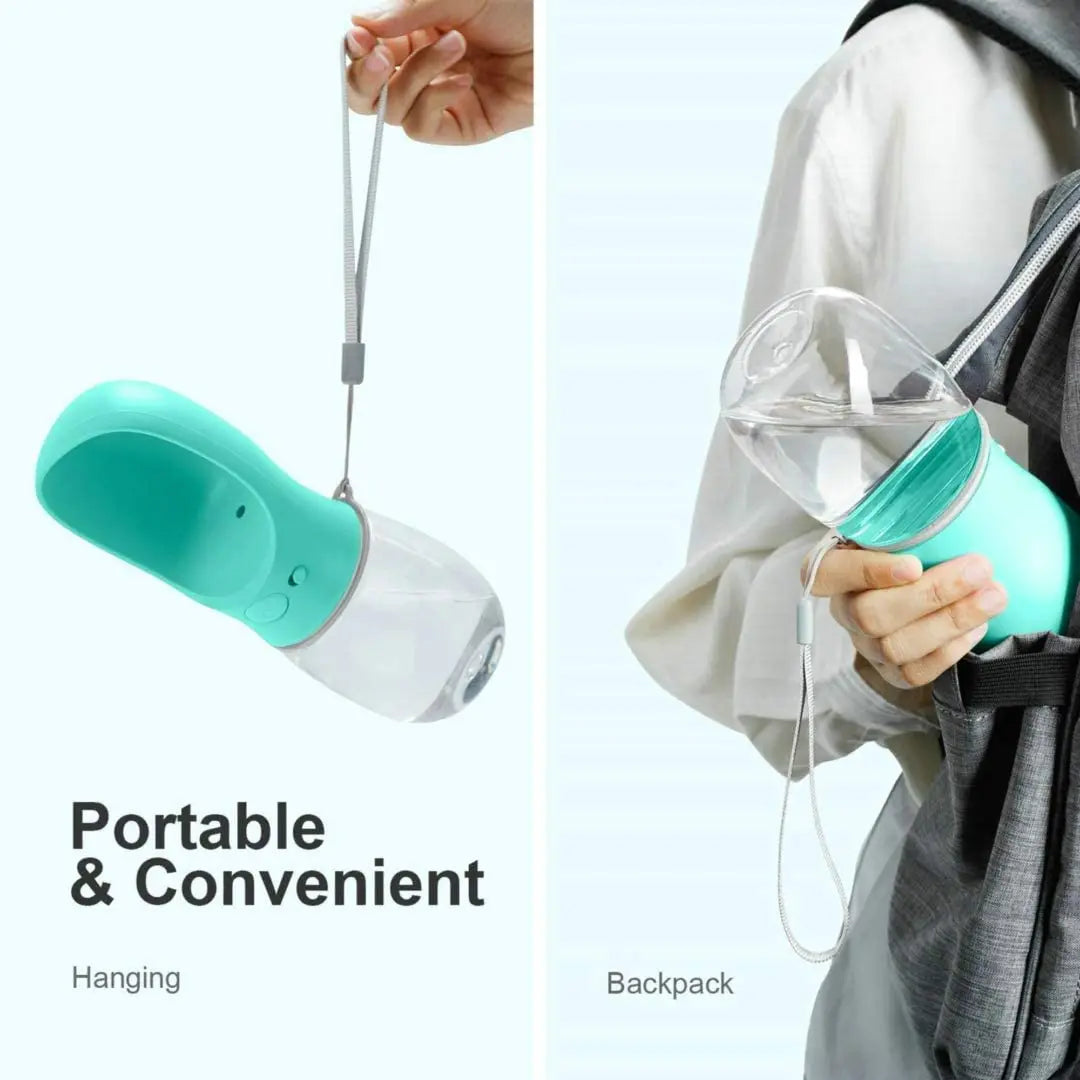Portable Pet Water Bottle – Convenient Drinking Feeder for Dogs & Cats on Outdoor Adventures