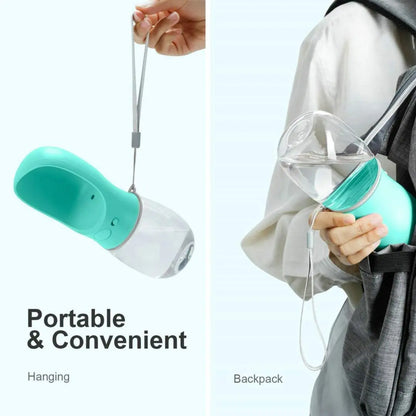 Portable Pet Water Bottle – Convenient Drinking Feeder for Dogs & Cats on Outdoor Adventures