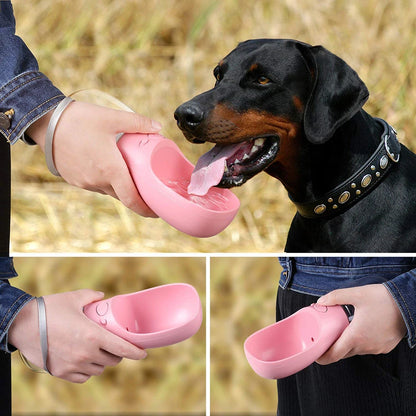Portable Pet Water Bottle – Convenient Drinking Feeder for Dogs & Cats on Outdoor Adventures